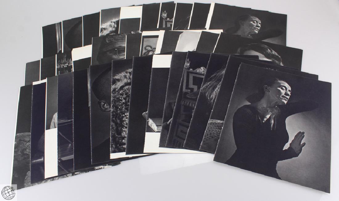 35Pcs Vintage Photogravure Portraits YOUSUF KARSH: Details: This lot comprises 35 vintage sheet-fed photogravure portraits by the inimitable photographer Yousuf Karsh. Notable subjects in this group include Winston Churchill, John F. Kennedy, Martin L
