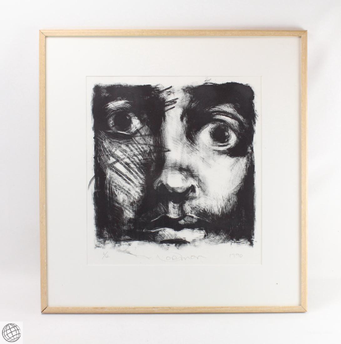 C1990 Joseph Norman SIGNED ORIGINAL LITHOGRAPH Numbered: Details: Signed and numbered original lithograph by African-American artist Joseph Norman (b.1957). Measures 26" by 28" in frame, with glass. Condition / Notes: This art shows well, with mild age an
