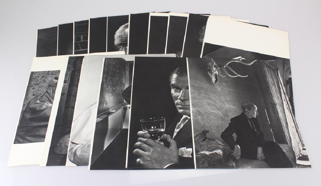 16Pcs Photogravures Portaits YOUSUF KARSH 1970S 1960S: Details: This lot is comprised of 16 photgravure portraits of prominent 20th Century figures by photographer Yousuf Karsh. Included in this group are portraits of Ravi Shankar, Pablo Picasso, and Geor