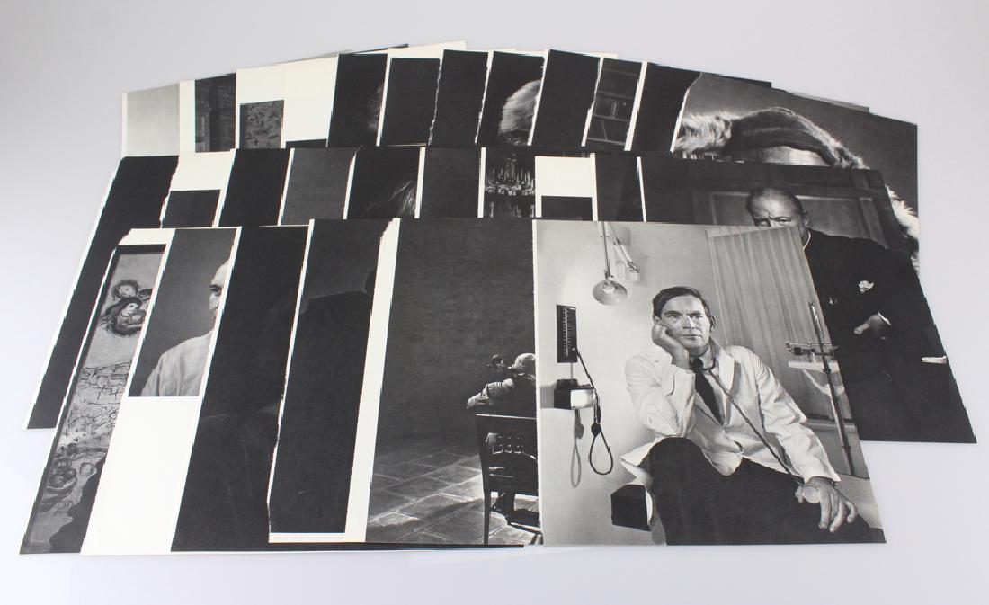28Pcs Photogravure Portaits YOUSUF KARSH 1970S 1960S: Details: This lot is comprised of 28 sheet-fed photogravure portraits of prominent 20th Century figures by photographer Yousuf Karsh. Included in this group are portraits of Queen Elizabeth II, Pablo 