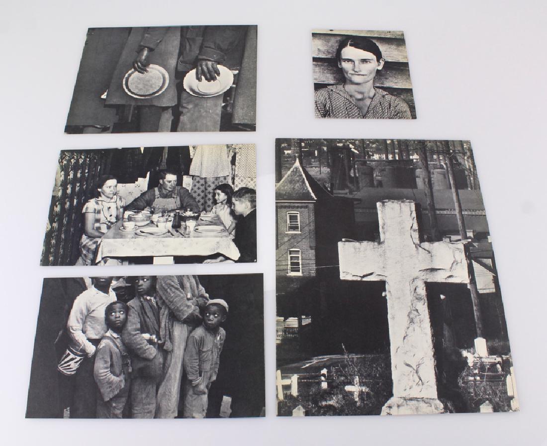 5Pcs 1930s Photogravures by WALKER EVANS American: Details: This lot is comprised of 5 photogravure prints by prominent 20th Century photographer Walker Evans. Walker Evans (November 3, 1903 â€“ April 10, 1975) was an American photographer and p