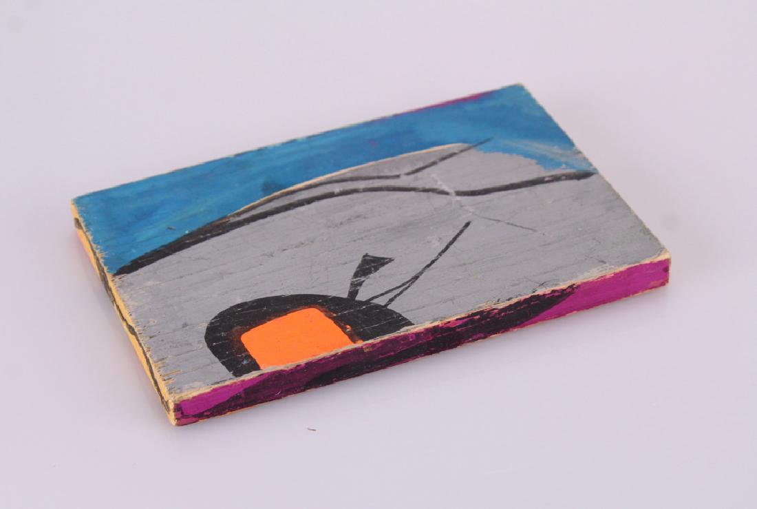 Vintage 6-sided SACHA KOLIN PAINTING Abstract Art 20th: Details: This lot consists of a vintage 6-sided Sacha Kolin painting on board. Sacha Kolin (9 May 1911 (Paris, France) - 14 February 1981 (New York City, United States)) was a French-born painter. Sh