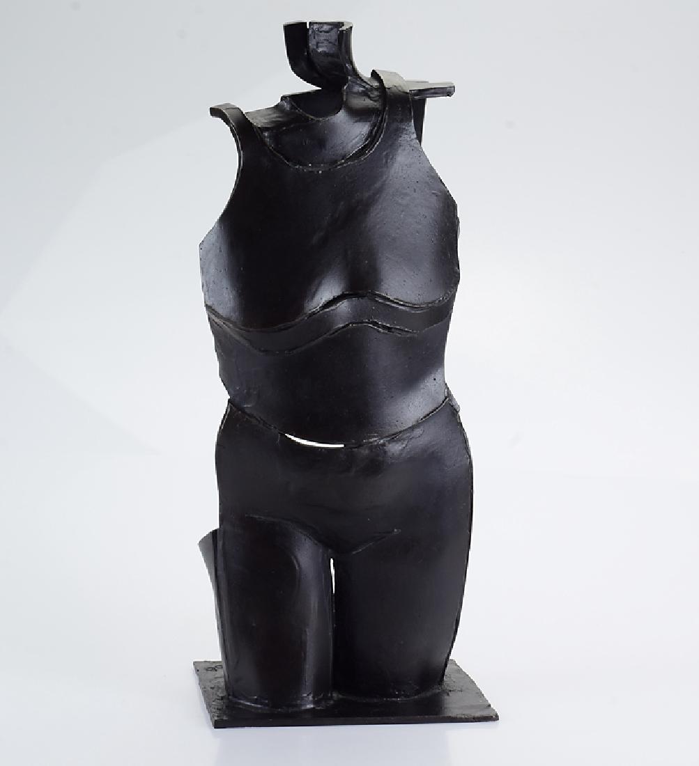 Bronze Sculpture SALVATORE GRIPPI 1966 Signed: Details: This figurative abstract expressionist bronze sculpture is signed by its creator, artist Salvatore Grippi. The sculpture is dated 1966 and stands at approximately 16.5" high. Grippi (b. 1921)