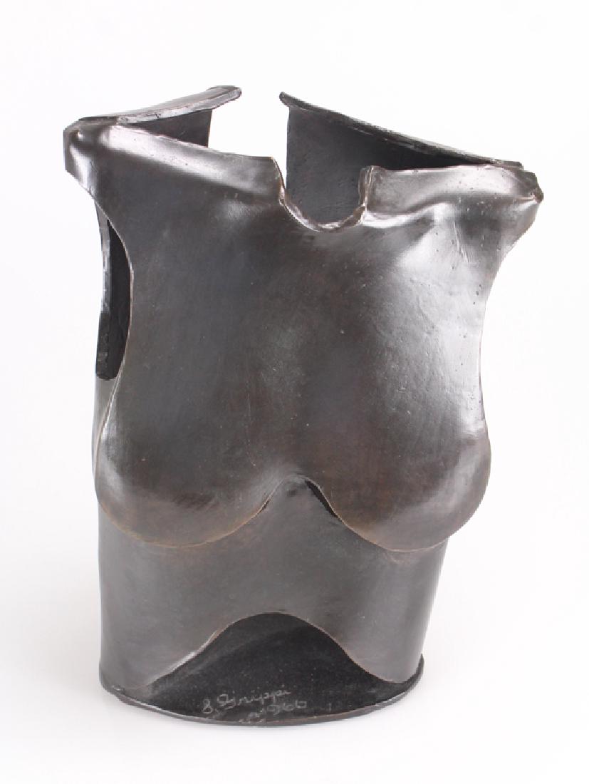 Bronze Sculpture SALVATORE GRIPPI 1966 Signed Vintage: Details: This figurative abstract expressionist bronze sculpture is signed by its creator, artist Salvatore Grippi. The sculpture is dated 1966 and stands at approximately 13.5" high. Grippi (b. 1921)