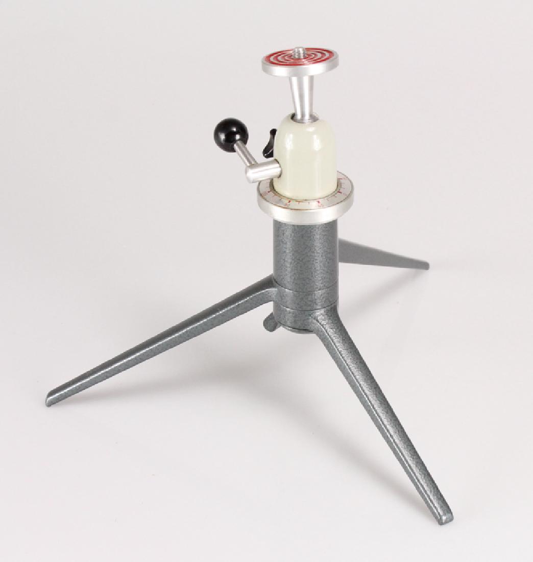 Camera Accessory VINTAGE LEICA TRIPOD C1960s: Details: This lot consists of a vintage Leica tripod, circa 1960s. The bottom of the accessory reads "Ernst Leitz Wetzlar, Germany" Leica Camera AG is a German company that manufactures optics and hig