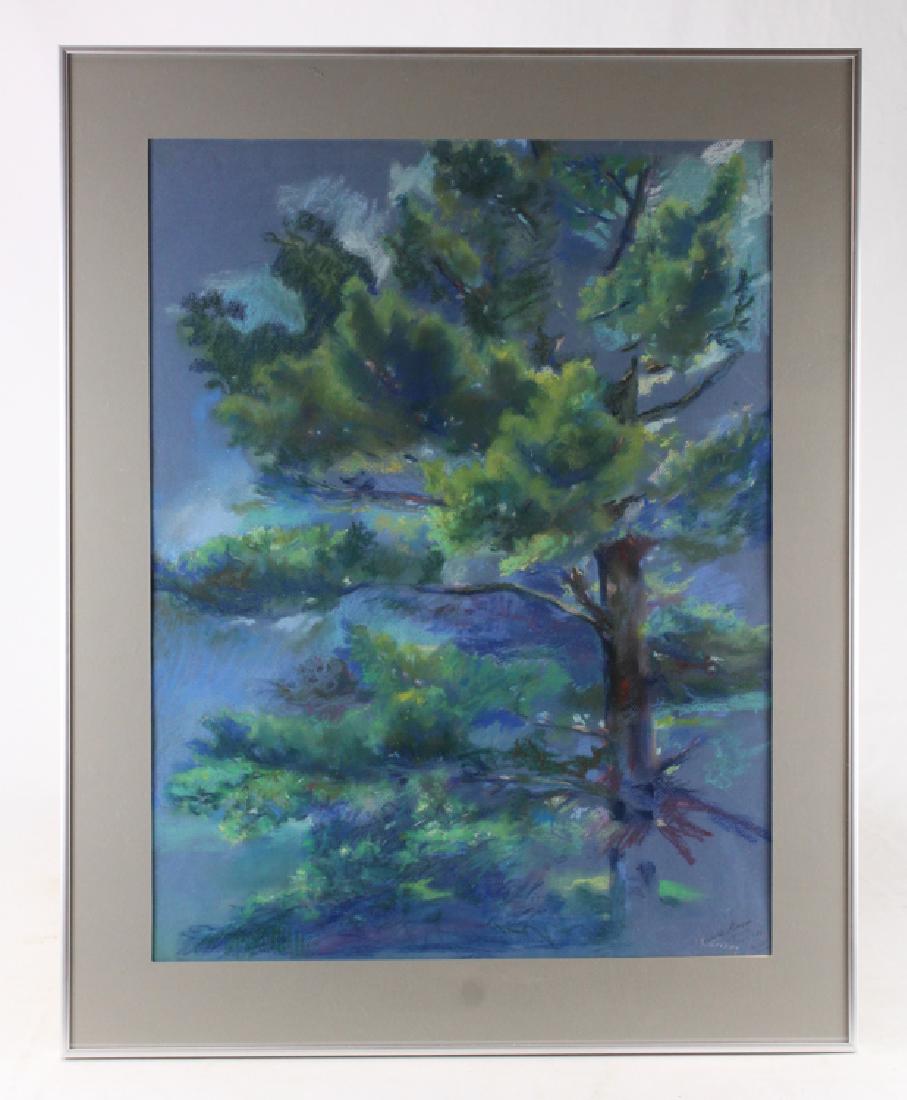 Framed Pastel Drawing ROSALIND GRIPPI 1984-86: Details: Framed Pastel Drawing ROSALIND GRIPPI 1984-86 Still-Life New York School Ithaca NY Expressionist Original Artwork Unique Art Decorative Salvatore GrippiThis pastel still-life is signed by it