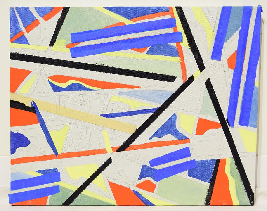 Original Ithaca Artwork SALVATORE GRIPPI UNFINISHED: Details: Original Ithaca Artwork SALVATORE GRIPPI UNFINISHED PAINTING Abstract Canvas Unique Art New York School Painter Artist Home/Office/Studio Decoration This abstract painting on canvas appears