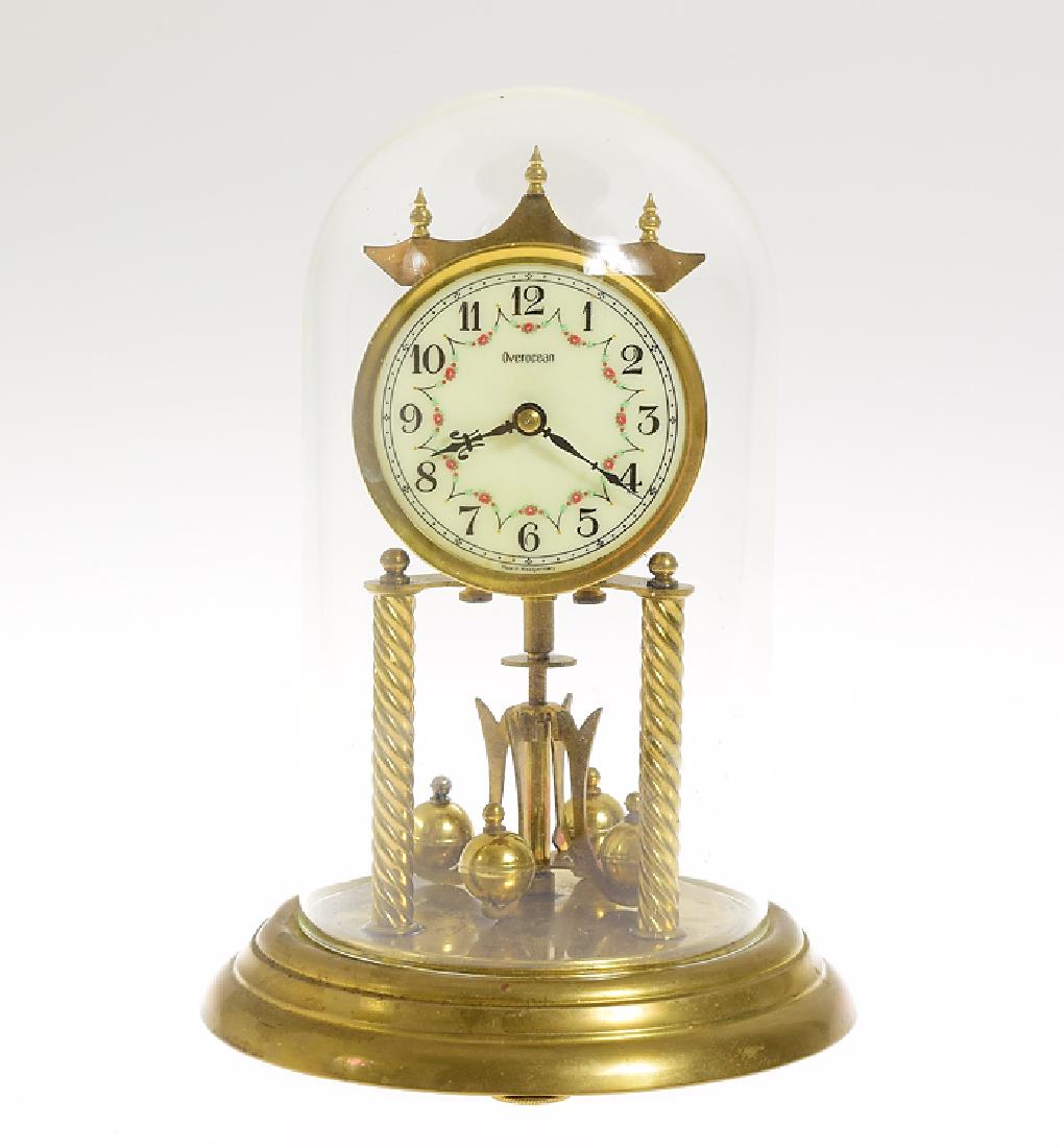 400-Day Clock KONRAD MAUCH OVEROCEAN 1951 German: Details: 400-Day Clock KONRAD MAUCH OVEROCEAN 1951 German Collectible Torsion/'Anniversary' Clock Original Parts Glass Dome Decorative Timepiece Maker: Konrad Mauch/"Overocean" History of Maker: Mauch