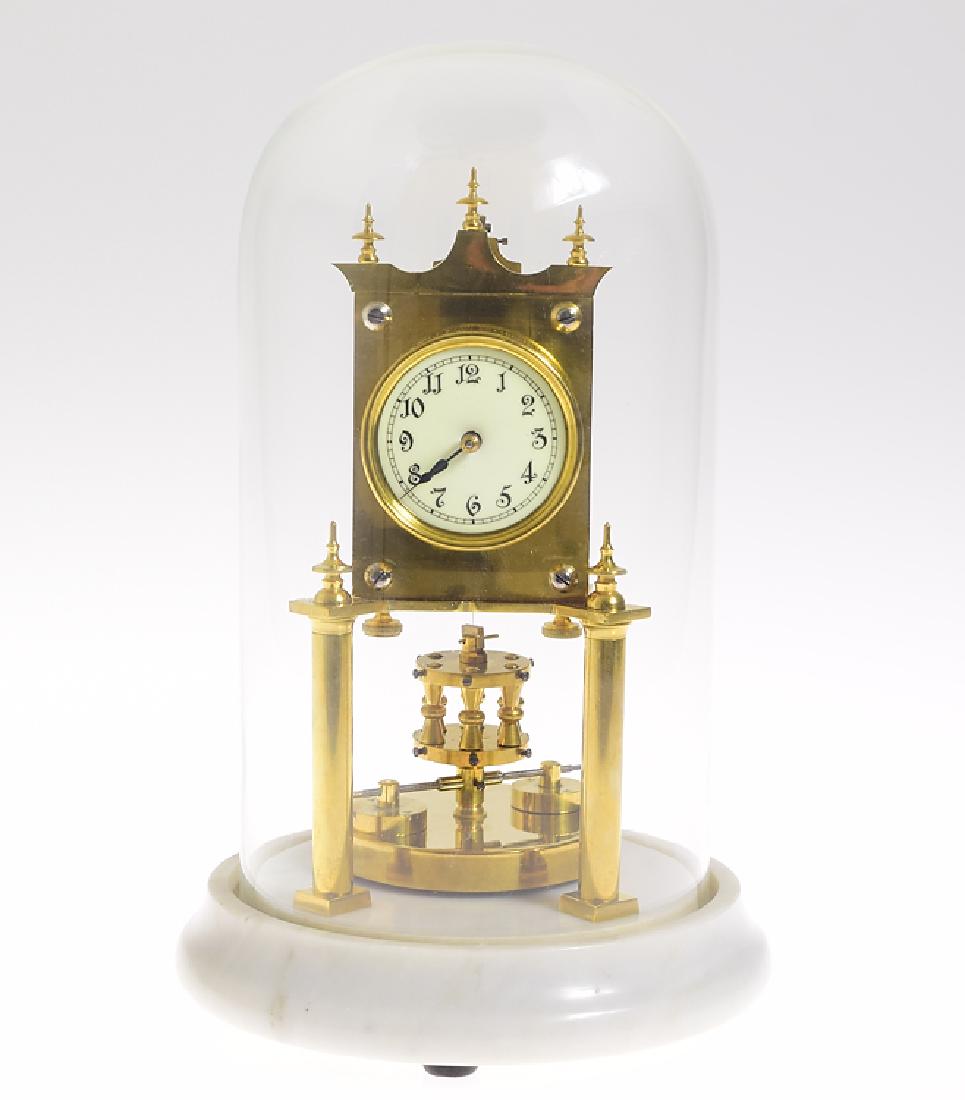 Antique Torsion Clock PH HAUCK 400-DAY CLOCK MARBLE: Details: Antique Torsion Clock PH HAUCK 400-DAY CLOCK MARBLE BASE & TEMP COMPENSATING PENDULUM c1901 Excellent Condition 'Anniversary'/Year Clock Maker: Ph. Hauck History of Maker: It was only recentl
