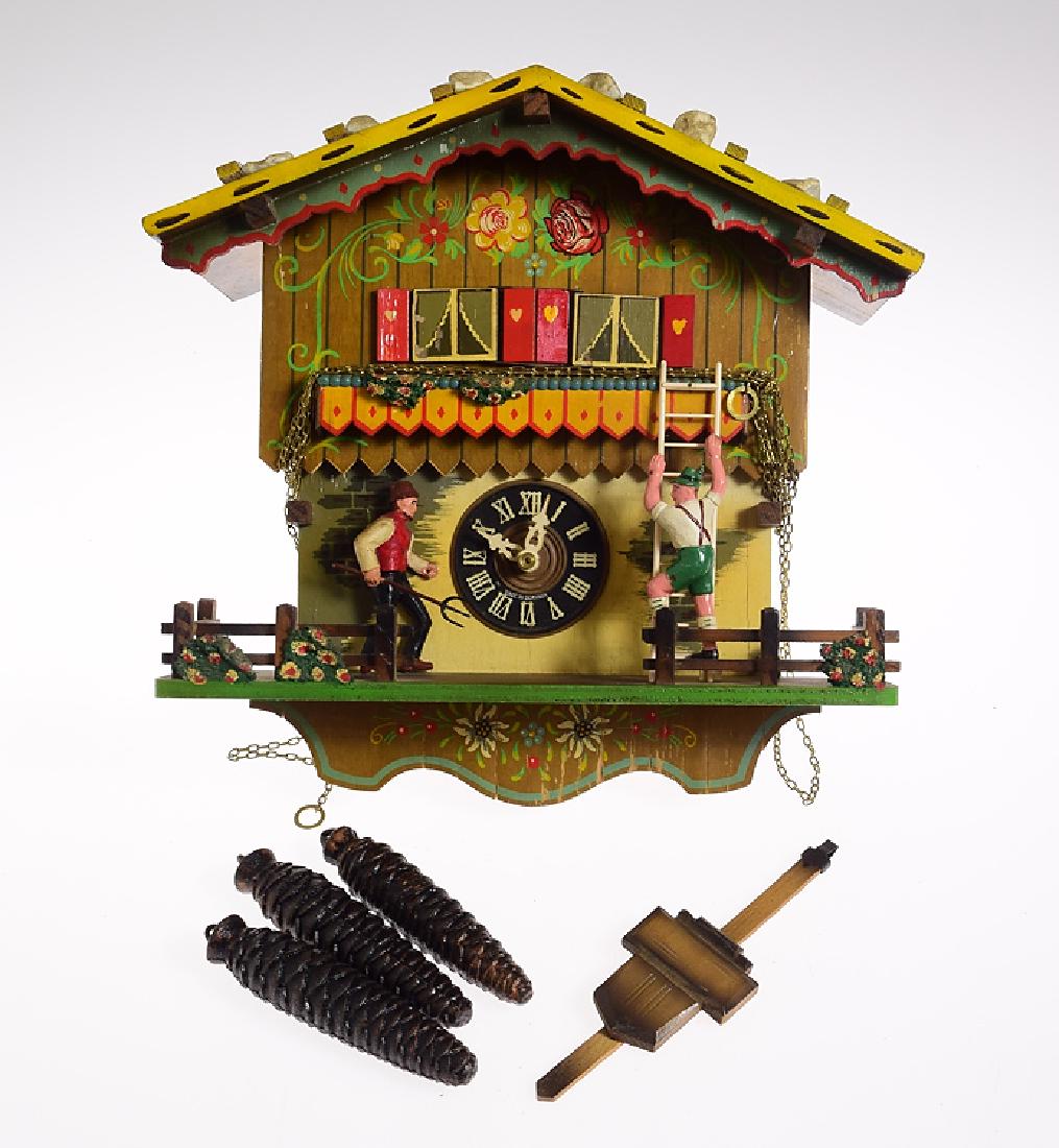 Vintage Cuckoo Clock E SCHMECKENBECHER FARMER'S Apr 15, 2018 Worth
