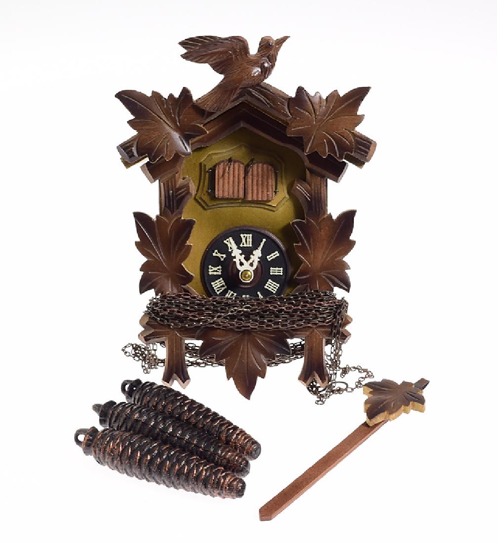 Small Musical Clock CUCKOO CLOCK EXCELLENT CONDITION: Details: Small Musical Clock CUCKOO CLOCK EXCELLENT CONDITION VINTAGE GERMAN BLACK FOREST CLOCK c1975 Zither Player & Music Box Maker: Unknown History of Maker: N/A Country of Origin: Germany