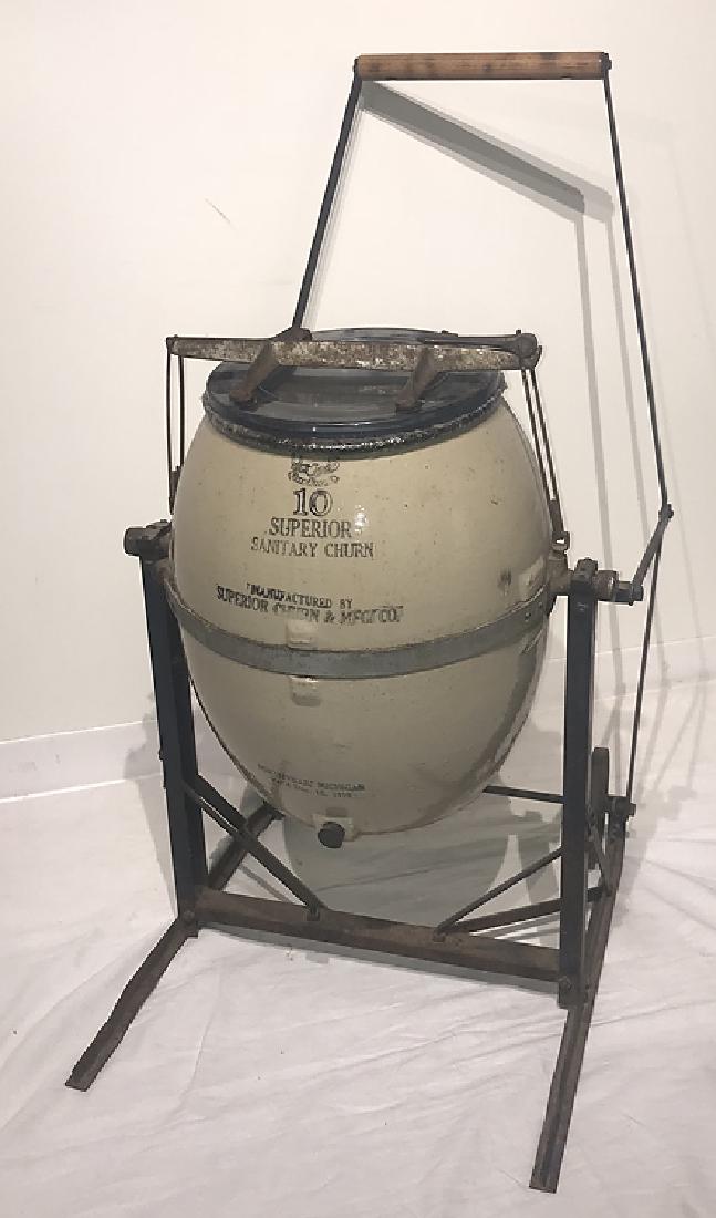 Antique Butter Churn SUPERIOR BUTTER CHURN & MFG CO (1 of 6)