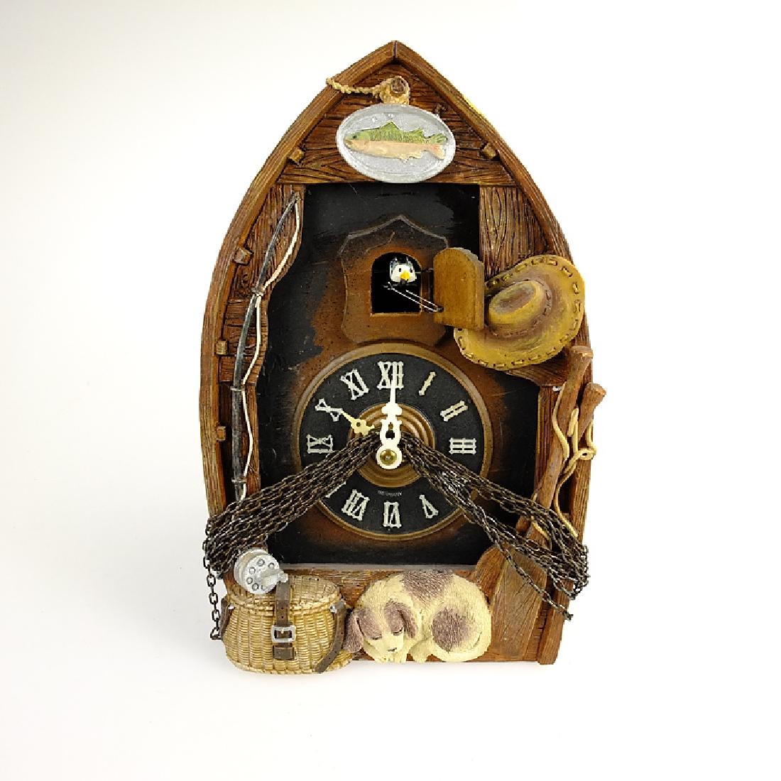 Original Cuckoo Clock HAND CRAFTED NAUTICALLY THEMED (1 of 6)