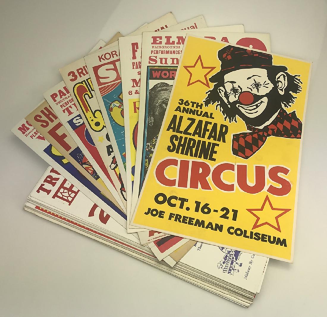 40pcs Circus Poster Board CIRCUS FAIR & CARNIVAL (1 of 9)