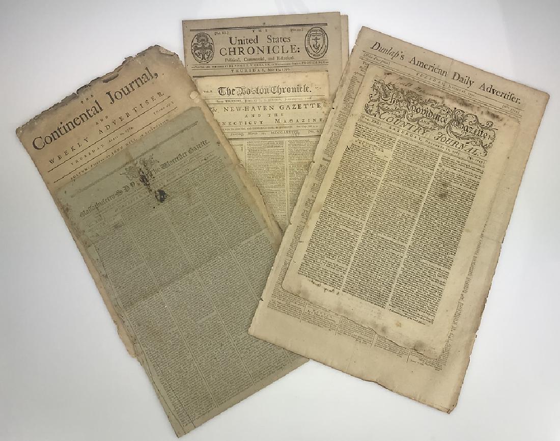 7pcs New England Americana ANTIQUE CONNECTICUT BOSTON (1 of 19)