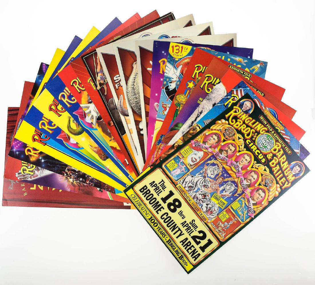 20Pcs Vintage Circus Posters RINGLING BROS AND BARNUM &: Details: 20Pcs Vintage Circus Posters RINGLING BROS AND BARNUM & BAILEY CIRCUS SIGNS Poster-Board Signs Broome County Arena Wachovia Arena Knickerbocker Arena Hershey Park Arena Charlotte Coliseum Mal