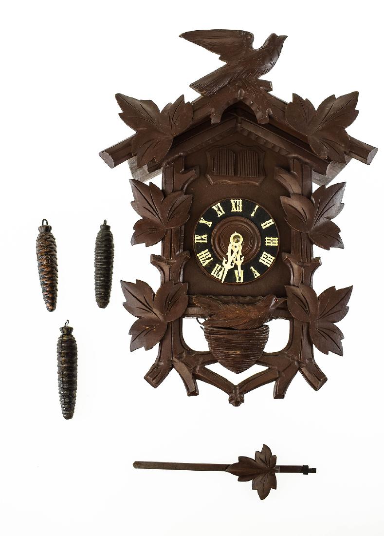Black Forest Clock HUBERT HERR CUCKOO QUAIL CLOCK