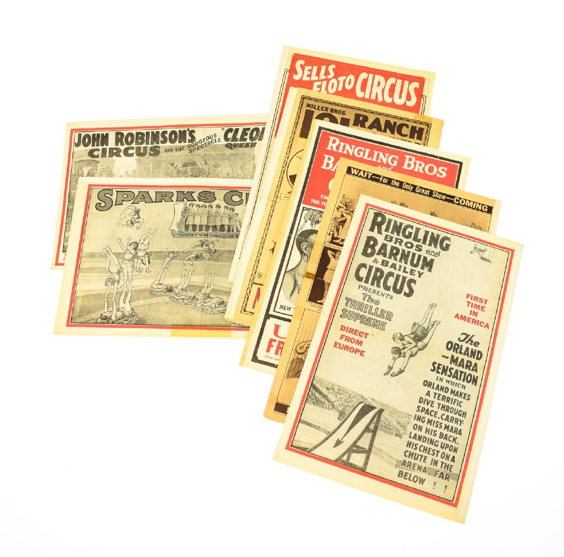 7Pcs Collectible Circus Advertising ANTIQUE CIRCUS (1 of 7)