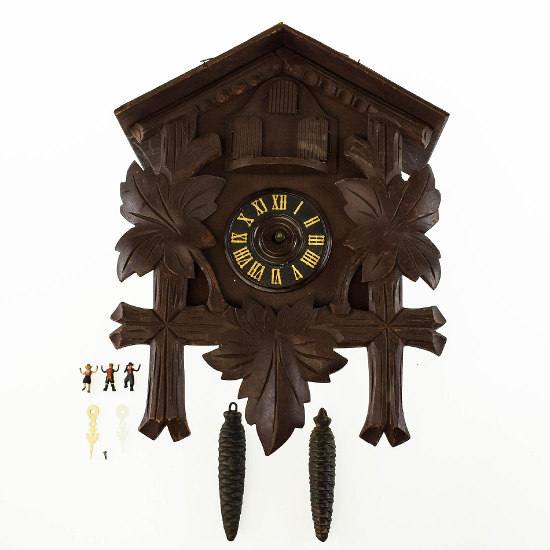 Vintage Cuckoo Clock BLACK FOREST FIRST CAROUSEL (1 of 9)
