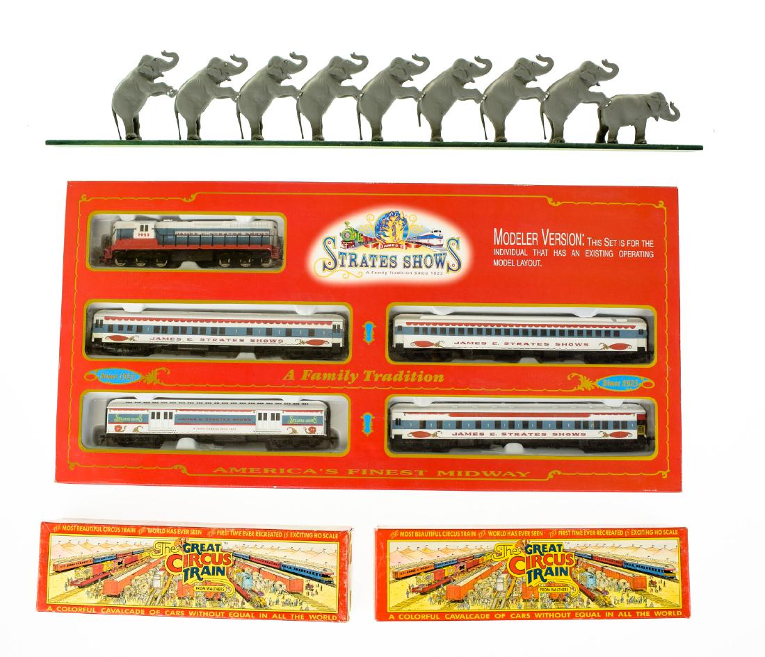 4Pcs Collectible Circus Toys HO GAUGE CIRCUS TRAIN & (1 of 7)