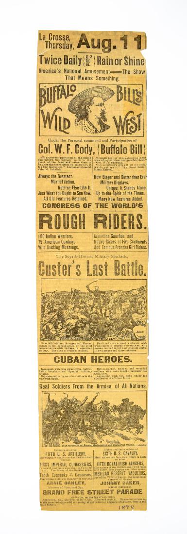 Collectible Circus Ephemera ANTIQUE BUFFALO BILLâ€™S (1 of 5)