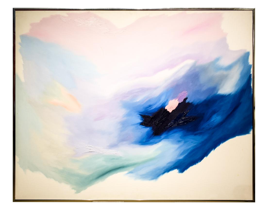 Ethel Gittlin ARTIST SIGNED ABSTRACT OIL ON CANVAS ONCE: Details: Ethel Gittlin ARTIST SIGNED ABSTRACT OIL ON CANVAS ONCE A DREAM 1987 Original Contemporary Artwork Modern Art Decorative Unique Studio Art Painting This abstract oil painting on canvas is si