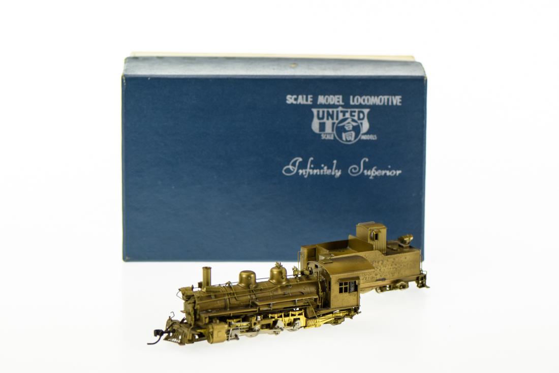 Collectible Brass Model Railroad D & R G W K-28 HON3: Details: Collectible Brass Model Railroad D & R G W K-28 HON3 2-8-2 Original Box Engine & Car Atlas Industries Japan Pacific Fast Mail Hobby VintageThis brass scale model train engine and car, D. & R