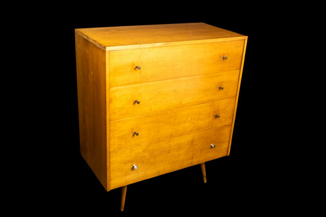 Vintage MID CENTURY PAUL MCCOBB DRESSER Planner Group: Details: This is a vintage four drawer dresser by renowned designer Paul McCobb as shown in the corresponding images.This timeless mid-century Paul McCobb design, manufactured in Massachusettes by th