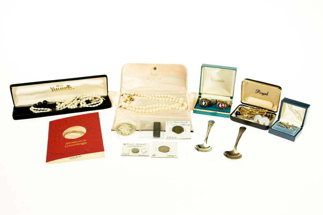 Genuine Pearls ESTATE JEWELRY AND COINS Fine Silver (1 of 14)