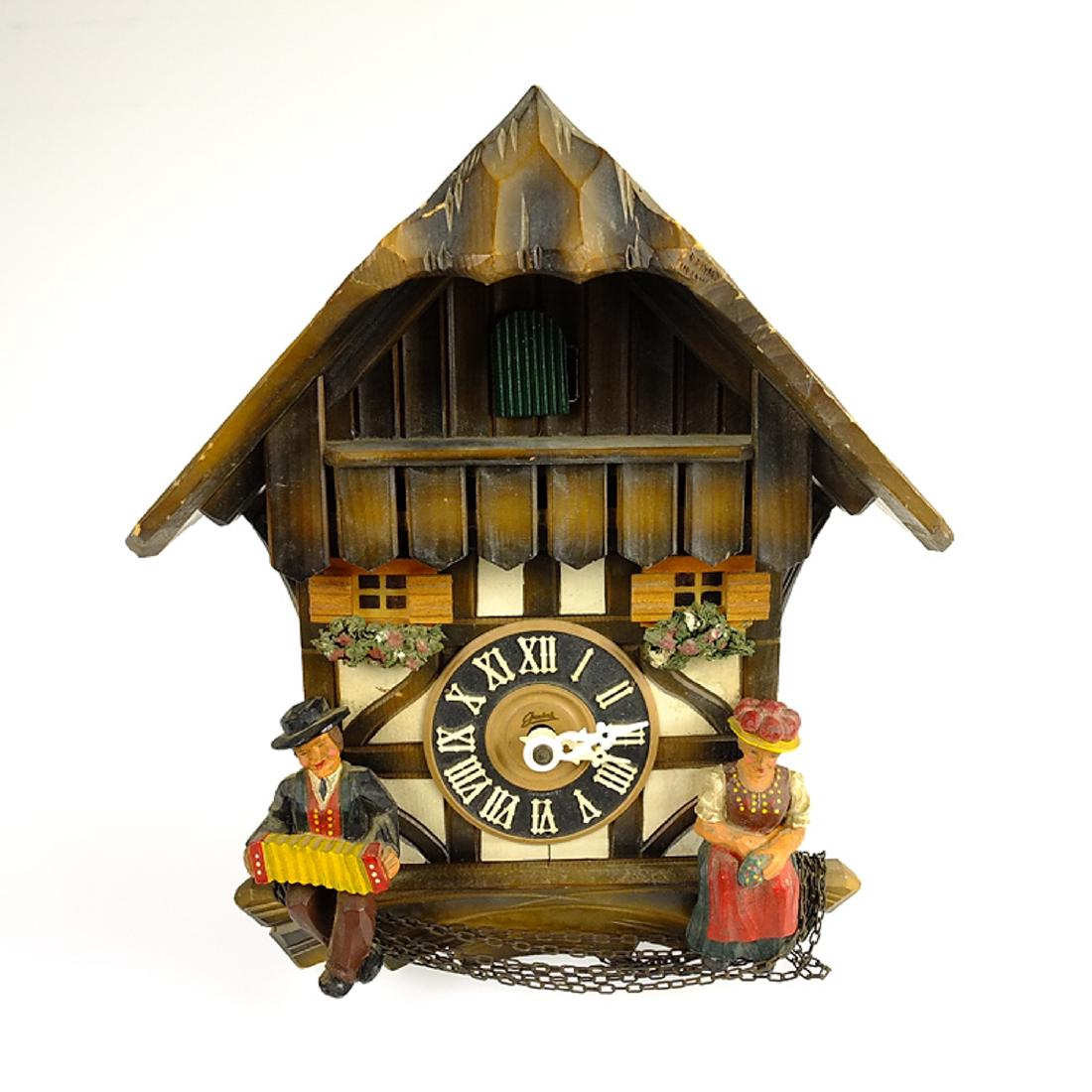 Vintage Cuckoo Clock BLACK FOREST CLOCK HAND CARVED Sep 16, 2018