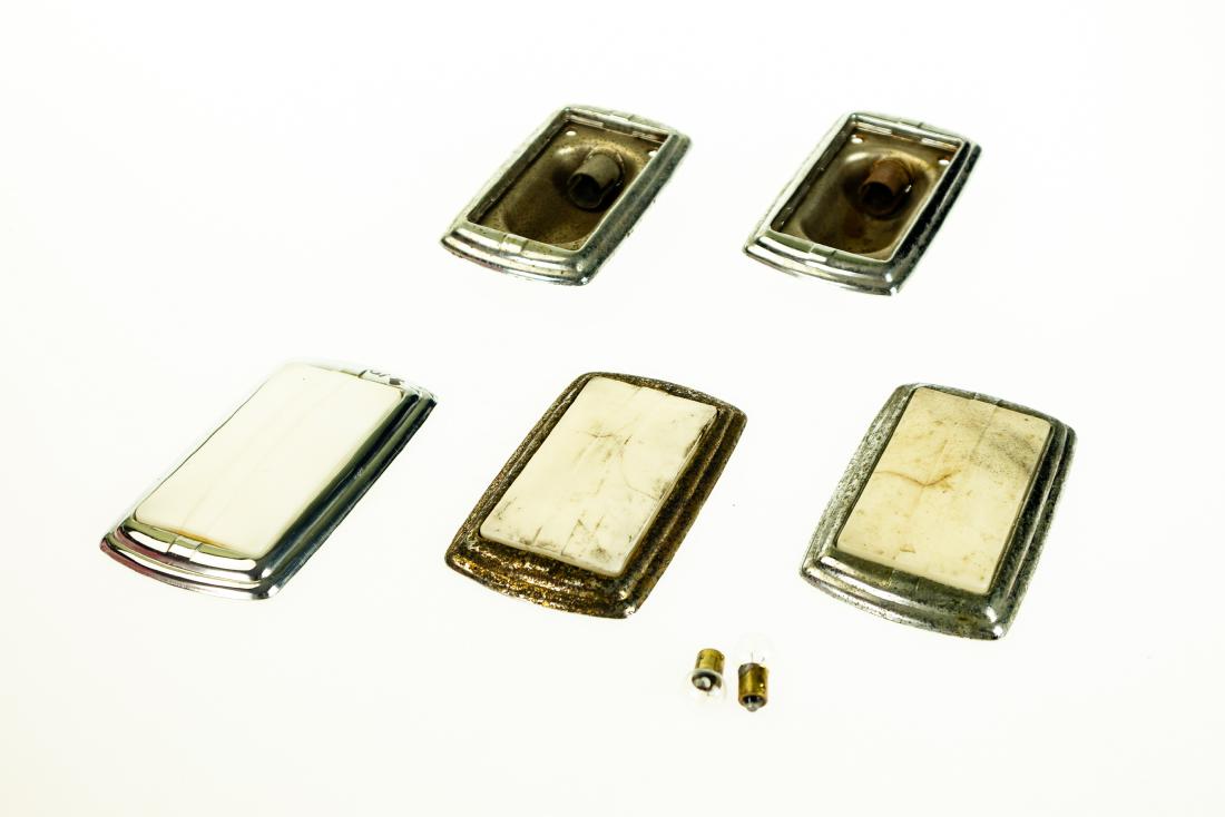 5Pcs Original and Reproduction 1939 BUICK CEILING LIGHT (1 of 12)