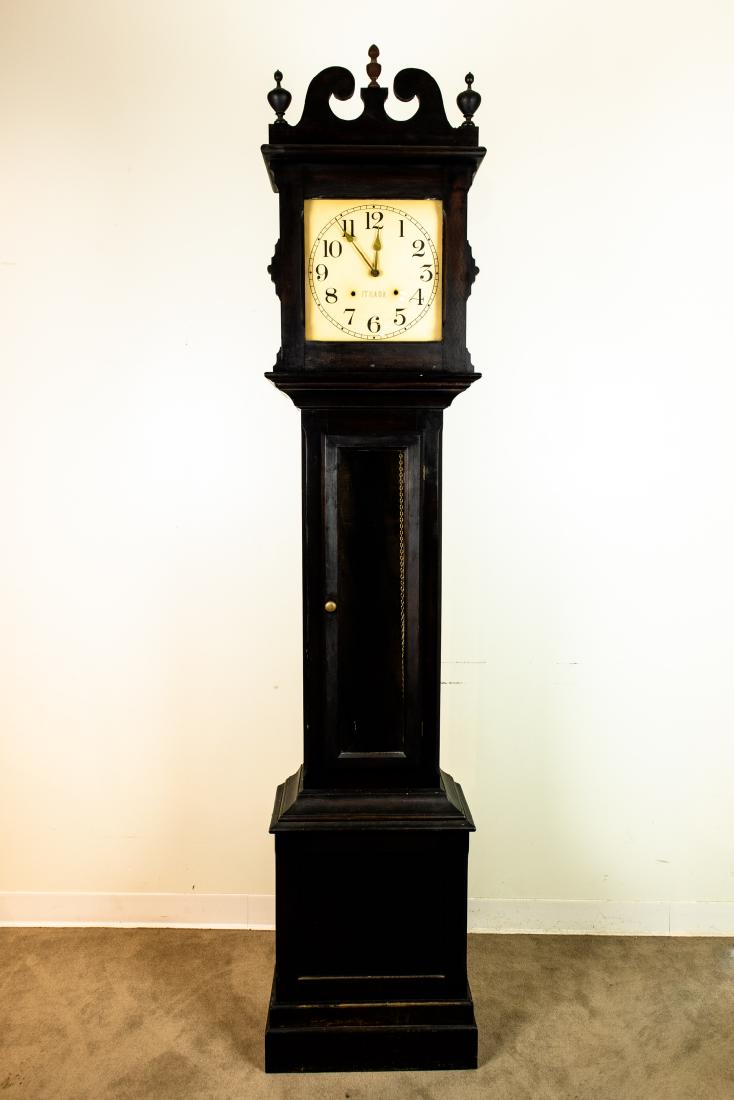 Antique ITHACA GRANDFATHER CLOCK c1900 New York
