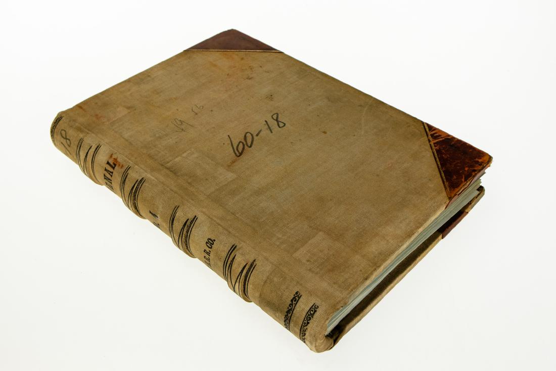 Harlem Railroad ANTIQUE RAILROAD LEDGER 1849 - 1854 (1 of 9)