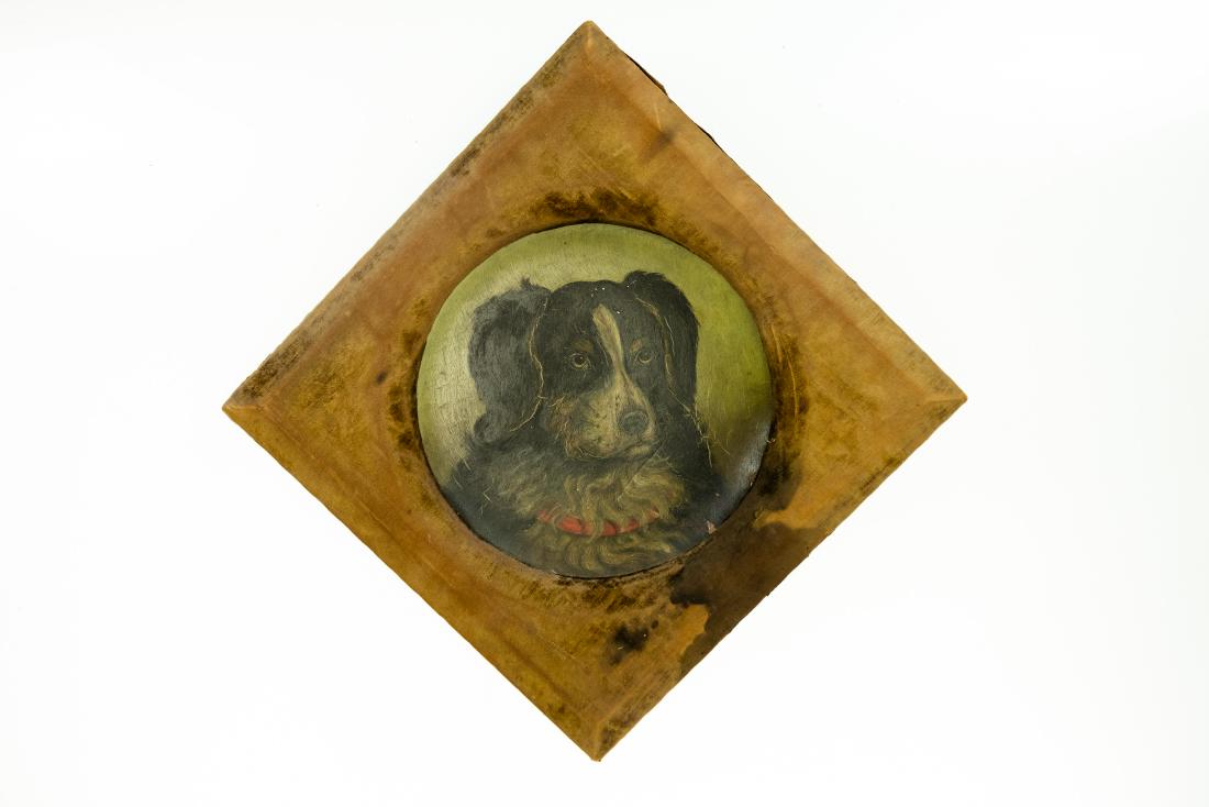 Antique ORIGINAL OIL PORTRAIT PAINTING Bernese Mountain (1 of 6)