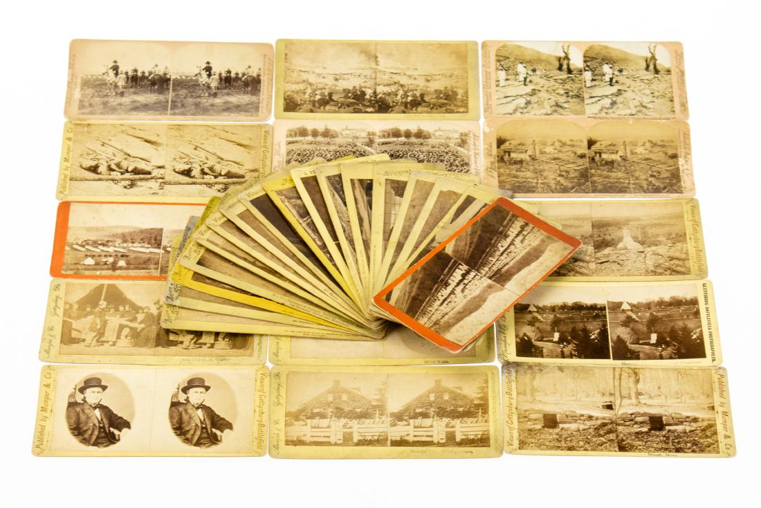 35Pcs. Antique STEREOVIEW PHOTOGRAPHS Depicting the (1 of 12)
