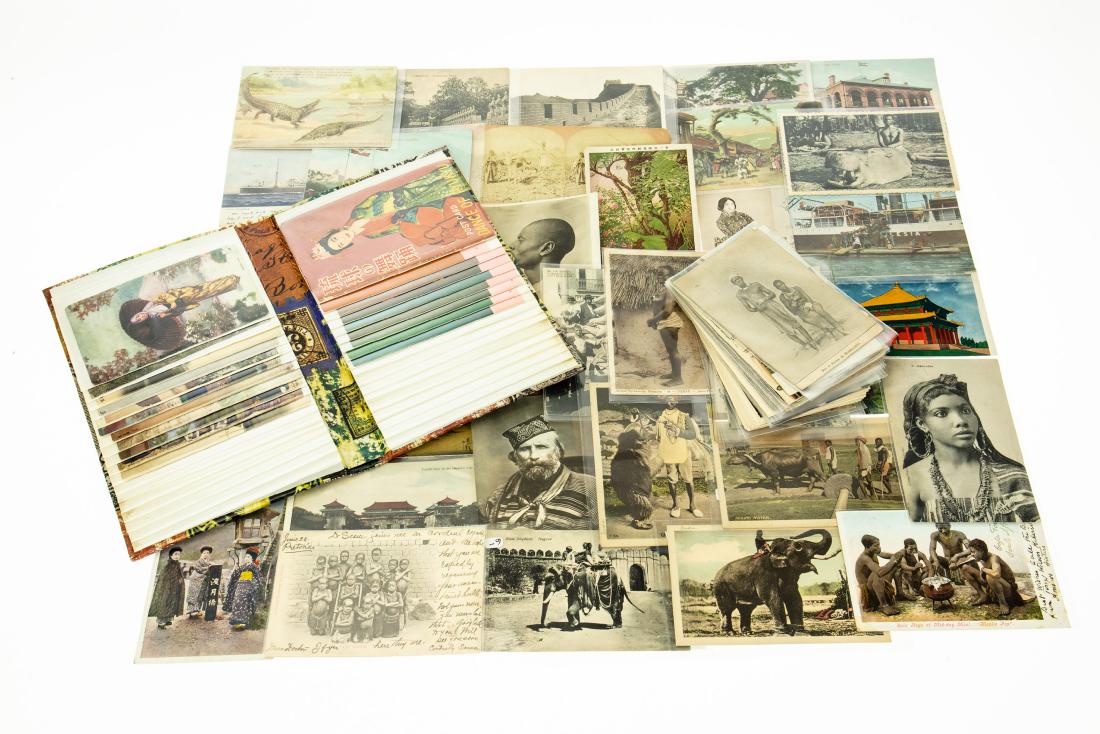 100Pcs ANTIQUE ORIENT MEDITERRANEAN AND AFRICAN: 100Pcs ANTIQUE ORIENT MEDITERRANEAN AND AFRICAN POSTCARDS Real-Photo Photographic China Japan Armenian Massacre Middle East Philippines South Africa Chefoo Lagos Nigeria Bedouine Rabat Children Sphinx