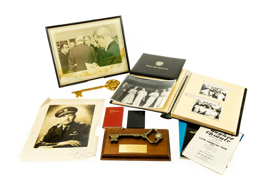 Vintage Collection HABIB COLLECTIBLES AND EPHEMERA: Vintage Collection HABIB COLLECTIBLES AND EPHEMERA American Career Diplomat Philip Charles Habib Dignitary Photographs Signatures Personal Scrapbook Keys to Cities Daily Planners Hoover Institution Re