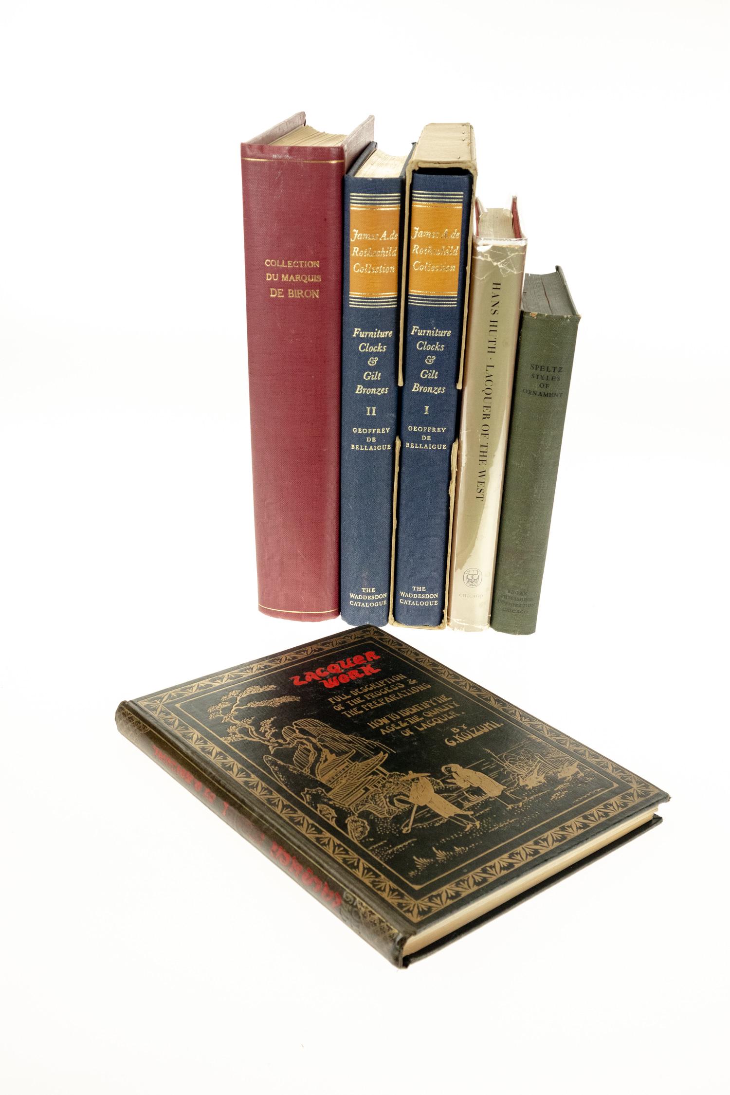 6V HISTORY OF ANTIQUES & DESIGN Vintage &: 6V HISTORY OF ANTIQUES & DESIGN Vintage & Antique Decorative Styles of Ornament Alexander Speltz Lacquer Work G. Koizumi Lacquer Craft & Industry Hans Huth Clocks Gilt Bronzes Geoffrey de