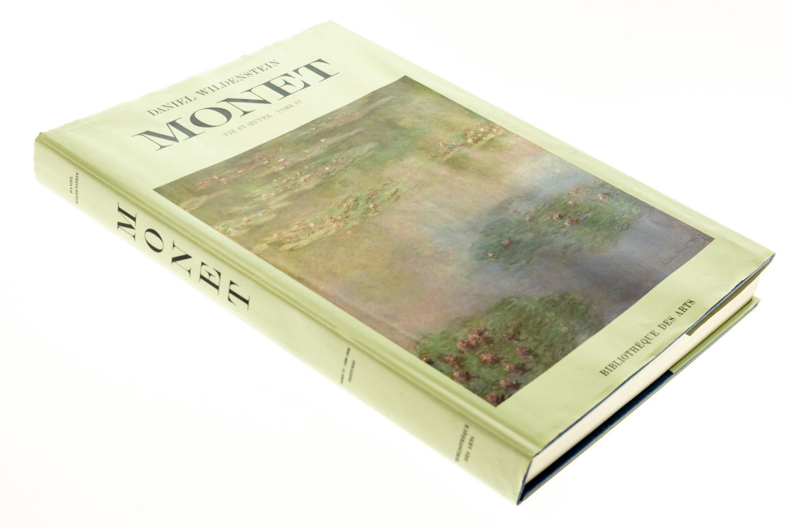 Daniel Wildenstein CLAUDE MONET BIOGRAPHIE ET CATALOGUE: Daniel Wildenstein CLAUDE MONET BIOGRAPHIE ET CATALOGUE RAISONNE 1985 Folio Original Dust Jacket Illustrated Peintures Paintings French Painter Impressionism Art History Reference Biography Title: Cla