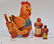 3Pcs Black Americana VINTAGE COLLECTIBLES 1950s Fisher