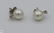 6Pcs Diamonds Akoya VINTAGE PEARL EARRINGS Majorica - 6