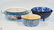 5Pcs Enamelware VINTAGE GRANITEWARE BOWLS & COLANDERS