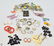 50Pcs Rhinestones VINTAGE COSTUME JEWELRY Earrings
