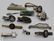 14Pcs Mexico Siam VINTAGE TIE BARS & MONEY CLIP Mexican