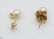 10Pcs Diamonds Akoya VINTAGE CHINESE PEARL EARRINGS - 3
