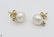 10Pcs Diamonds Akoya VINTAGE CHINESE PEARL EARRINGS - 8