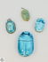 35Pcs Carved Scarabs VINTAGE ESTATE ACCESSORIES Pill - 7