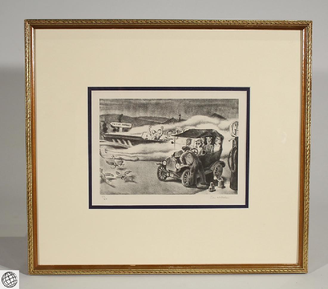 Wise & Foolish Virgins JOHN MCCLELLAN Original Pencil: Details: This fascinating pencil signed and numbered lithograph by the noted English-American printmaker John Ward McClellan is entitled The Wise and Foolish Virgins and dates from circa 1950. It is