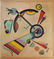 Wassily KANDINSKY watercolor on paper signed painting - 2