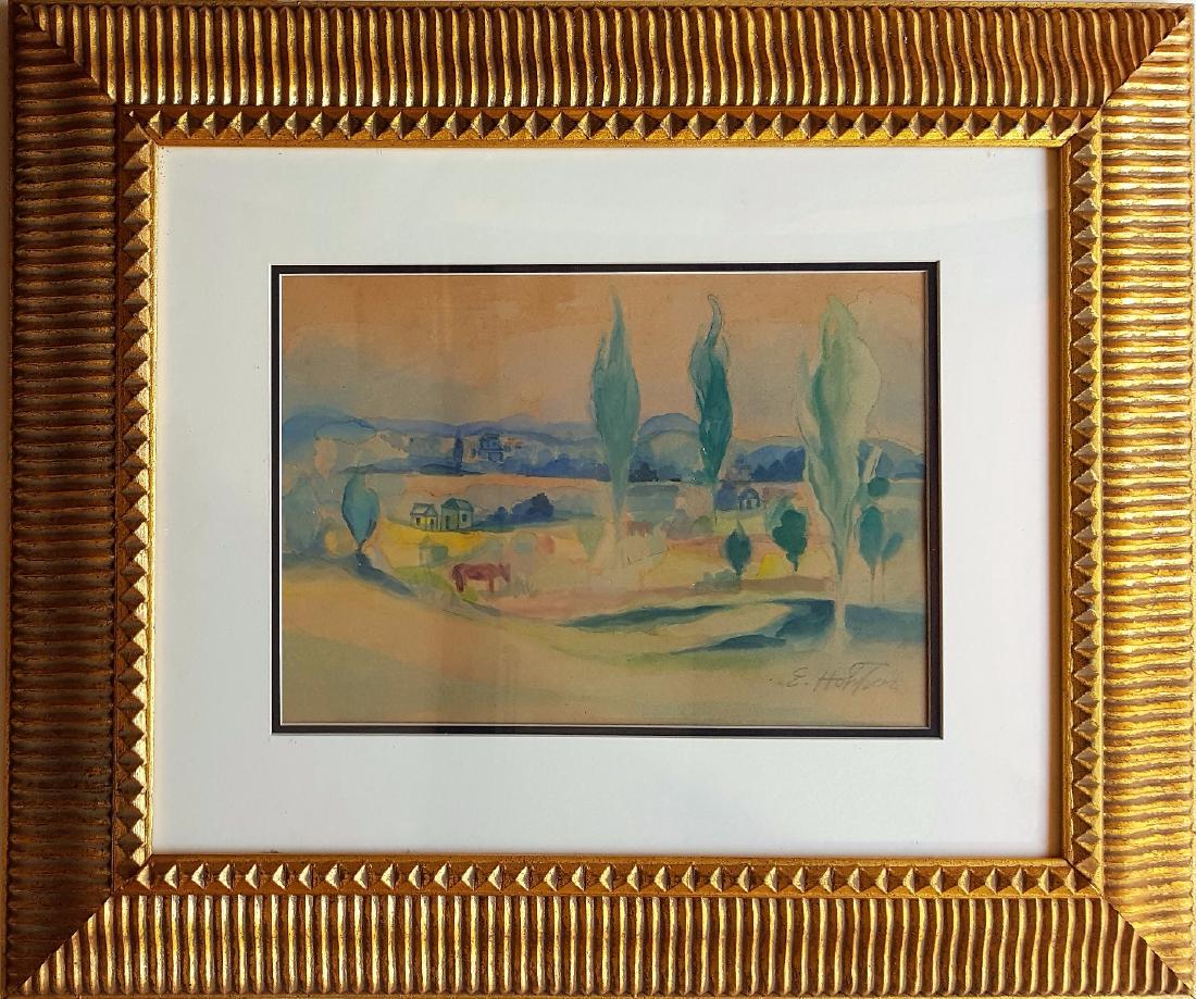 Edward HOPPER watercolor on paper signed painting (1 of 3)